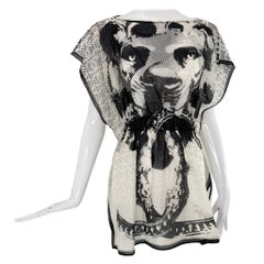 Chanel Cruise 2010 Paris-Venise Collection Lion/Leo Silk Cotton Tunic Mini Dress