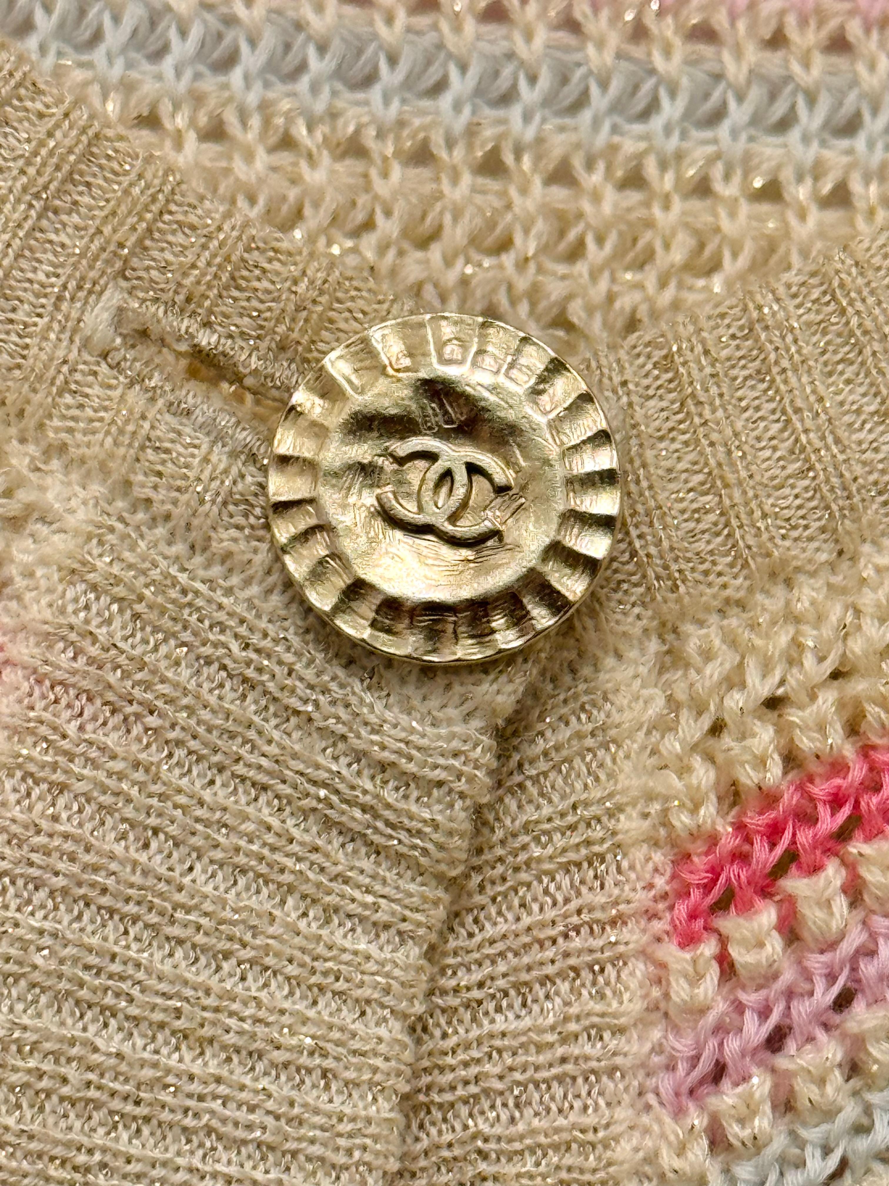 Chanel Cruise 2011 Parigi Saint Tropez colori pastello passerella cardigan lungo In condizioni ottime in vendita a PARIS, FR