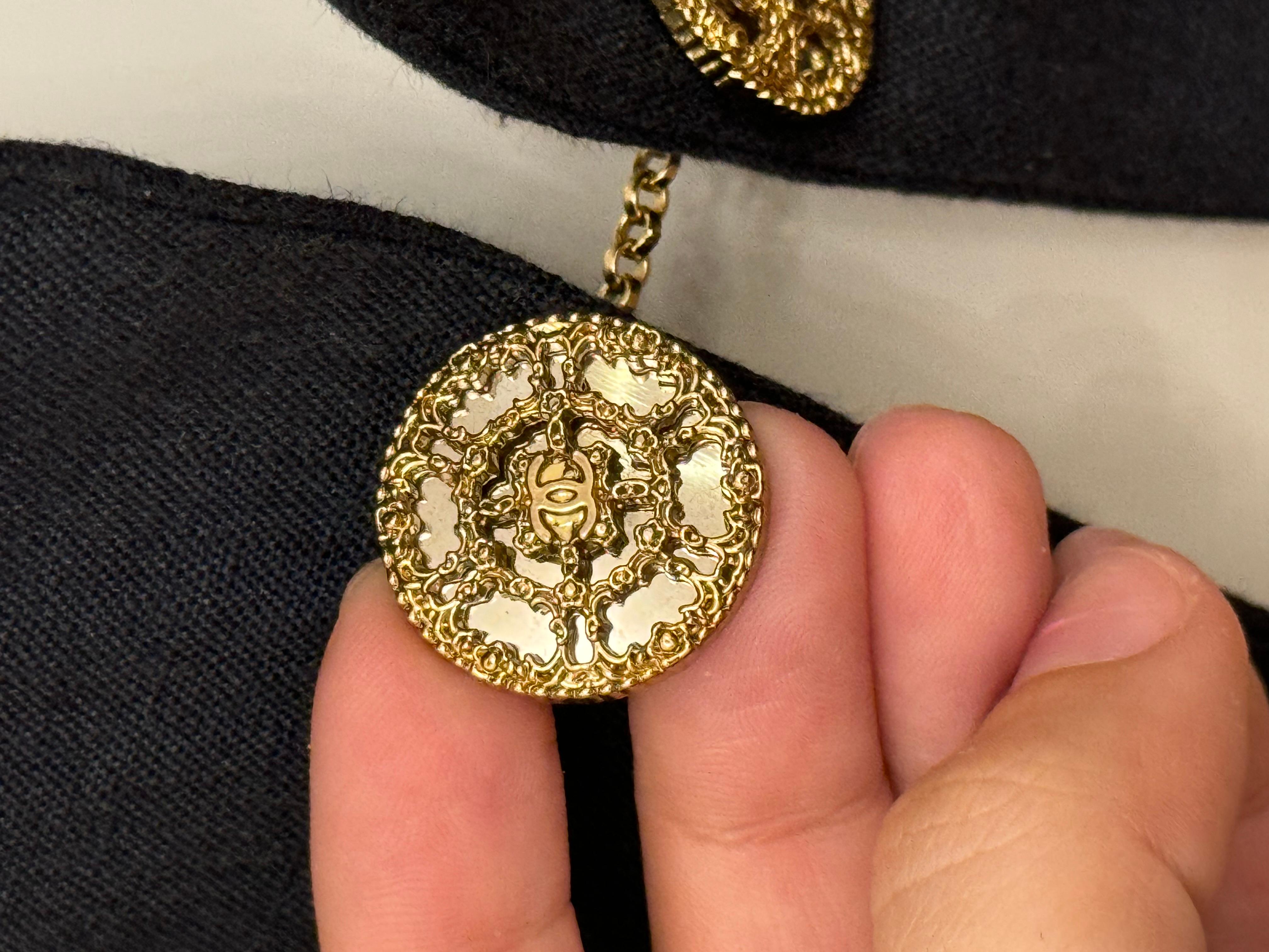 Giacca Chanel Cruise 2013 Paris Versailles in lino in vendita 10