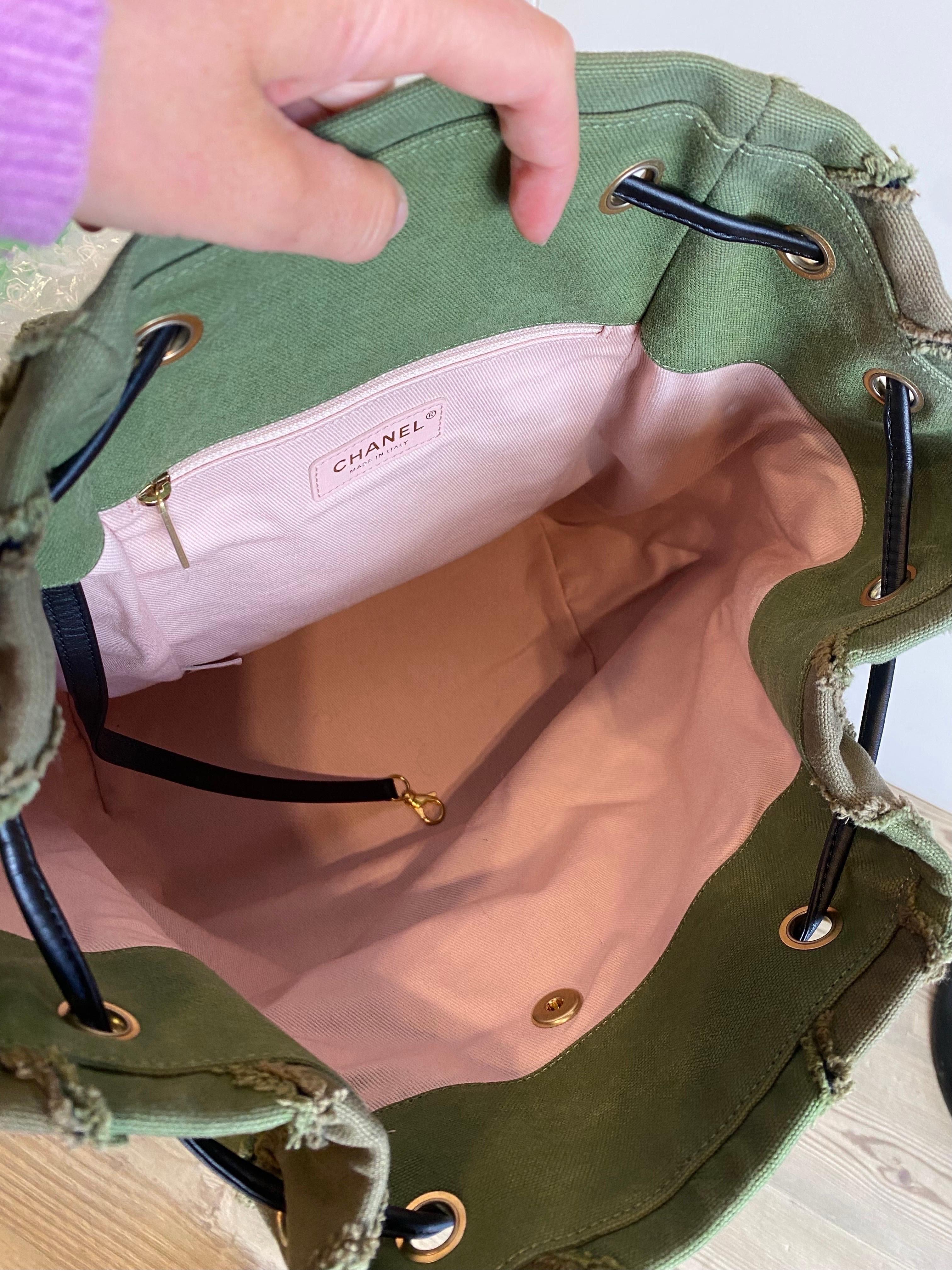 Chanel Cruise 2017 green Cuba Backpack 6