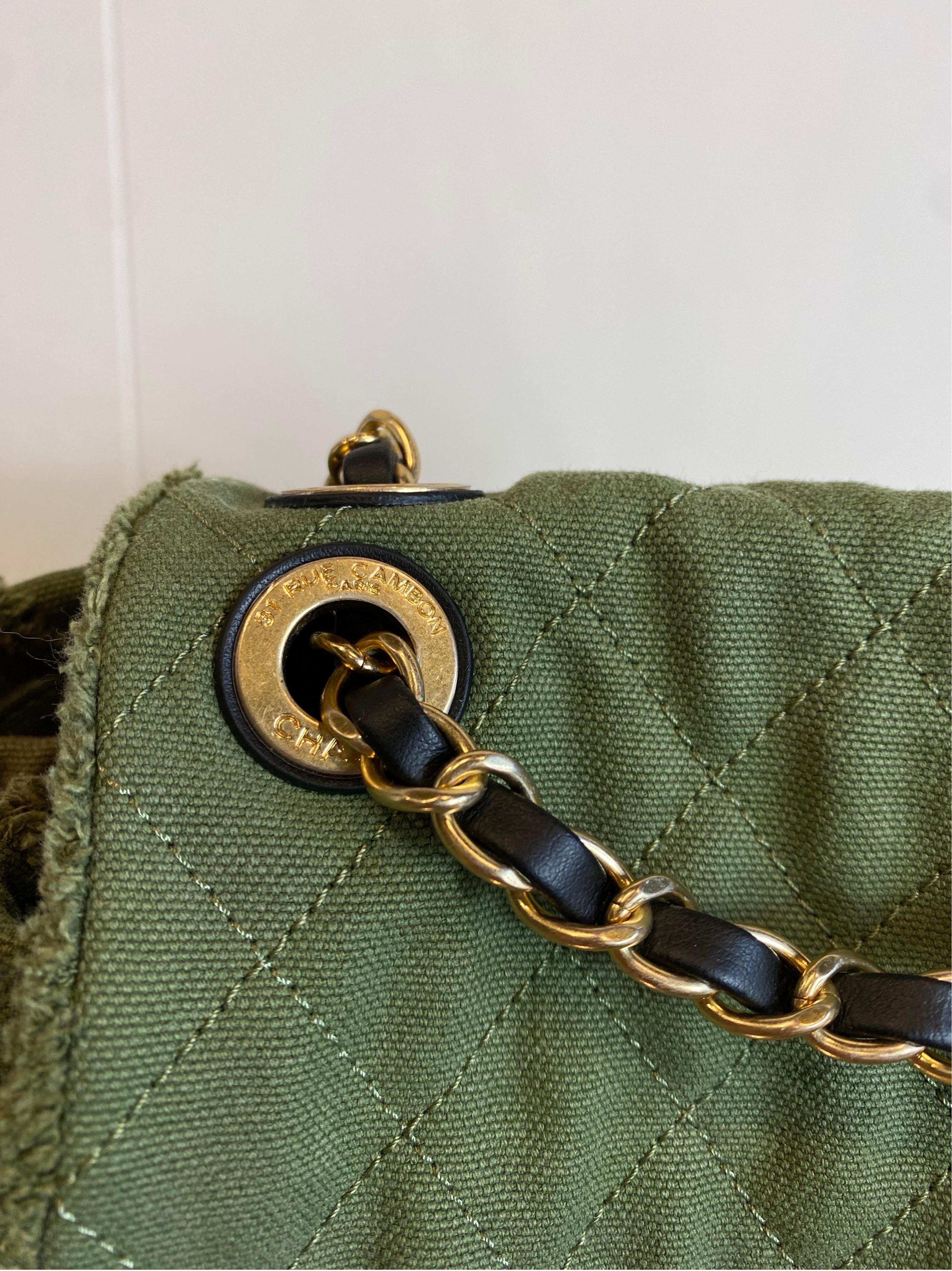 Chanel Cruise 2017 green Cuba Backpack For Sale 2