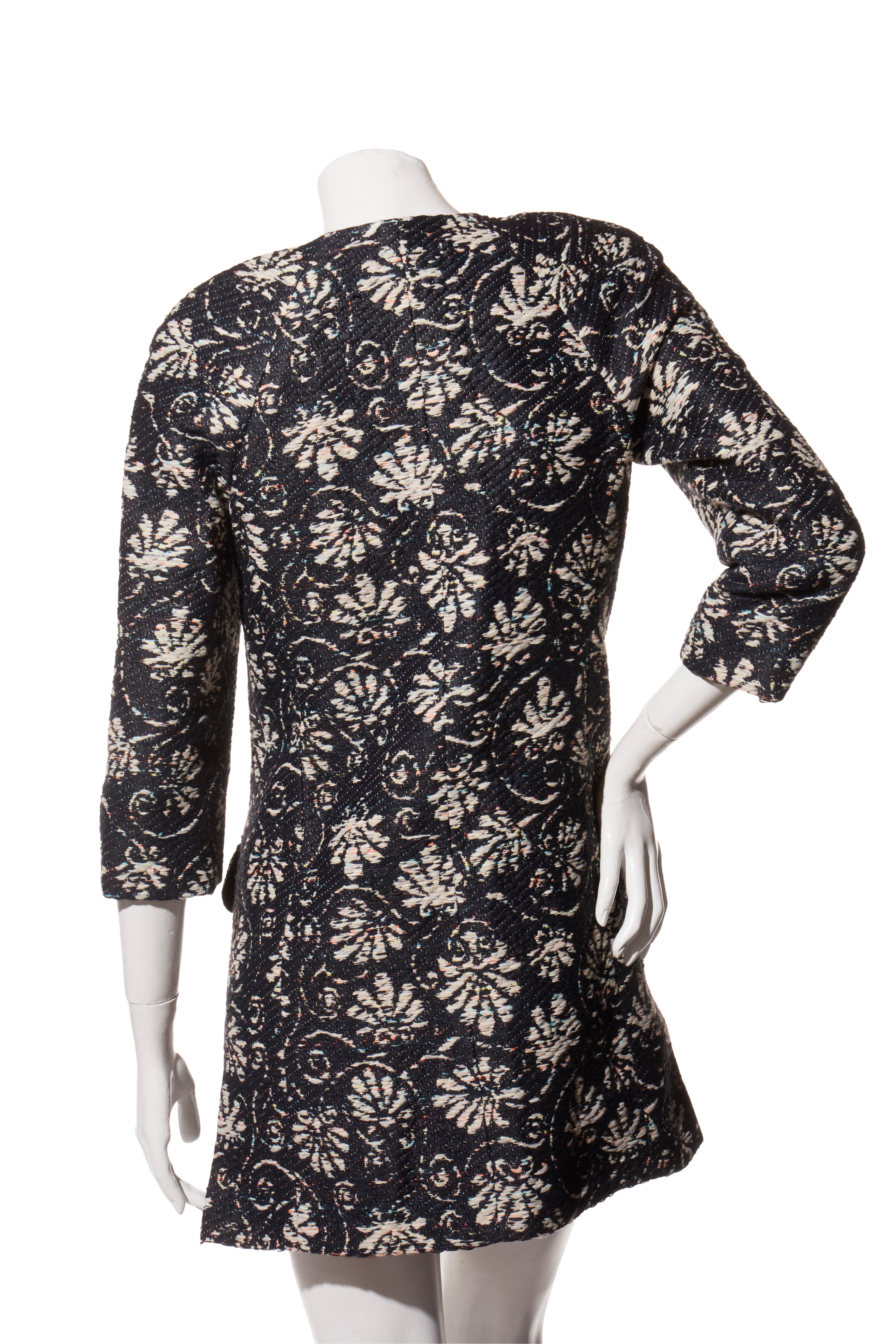 Chanel Cruise 2018 Greece Collection Navy Tweed Jacket Dress FR 36 Documented For Sale 2