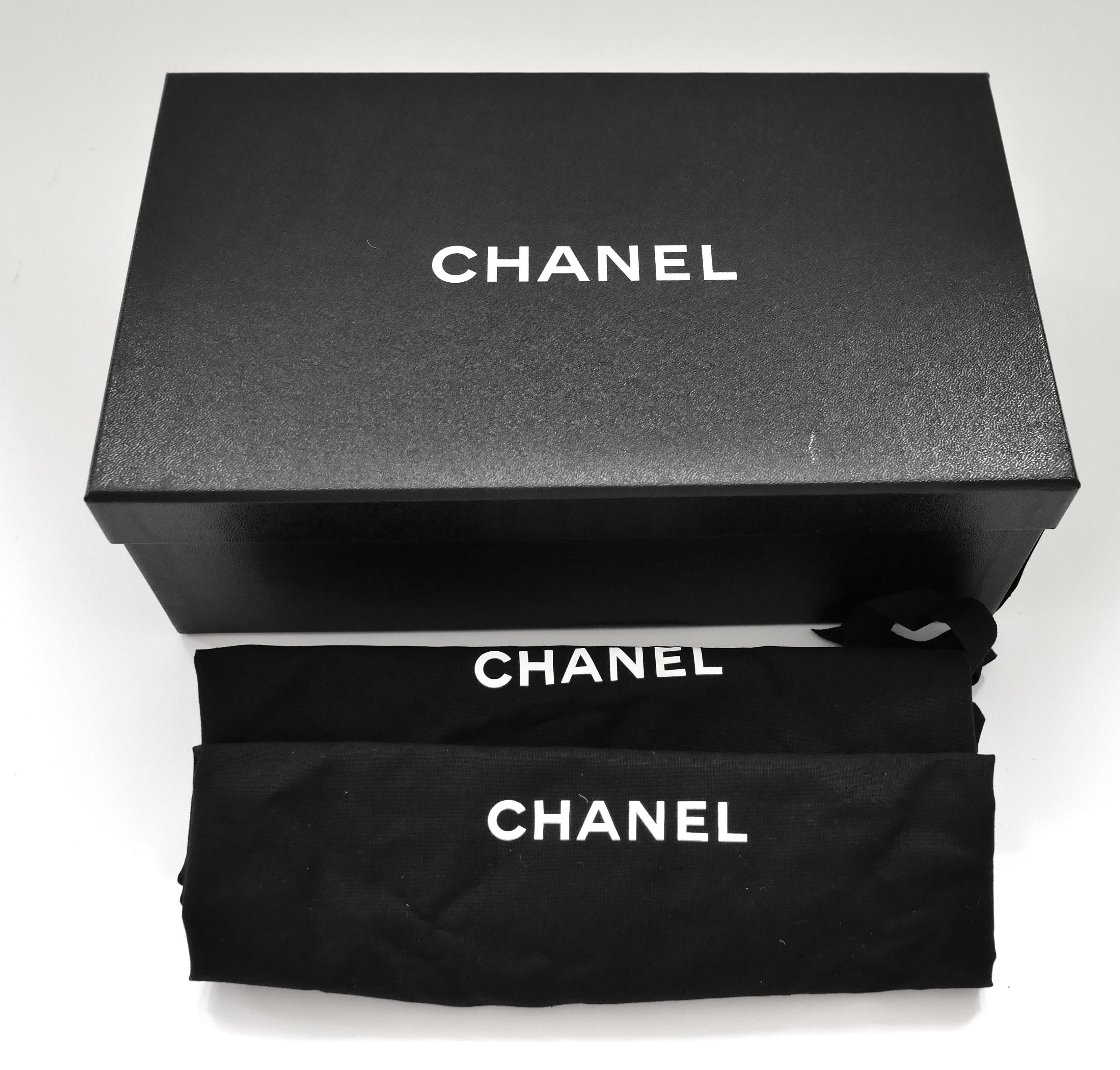 Chanel Charm Ankle Ballet Flats Spring 2022 For Sale 5