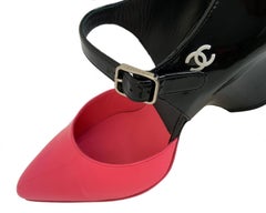 Chanel Cruise 2020 Two-Tone Patent Pumps