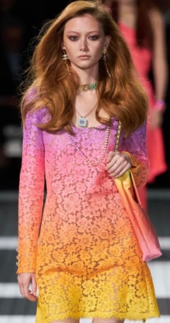 Chanel Cruise 2024 Paris Los Angeles multicolor crystals CC logo choker necklace