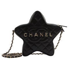 CHANEL CRUISE 2024 STAR BAG BLACK Lambskin Leather with Gold-Tone Hardware