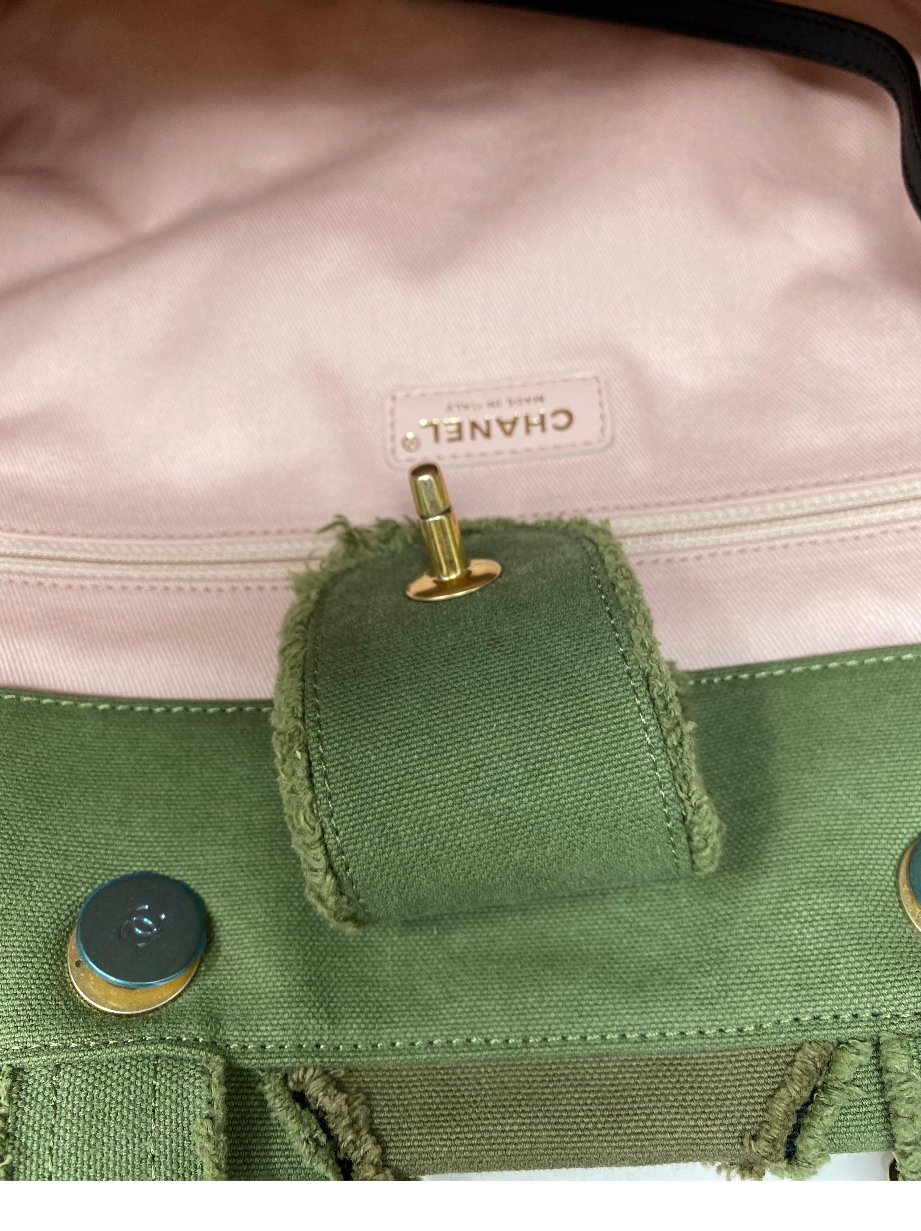 Chanel Cruise Canvas Patchwork Einkaufstasche 9