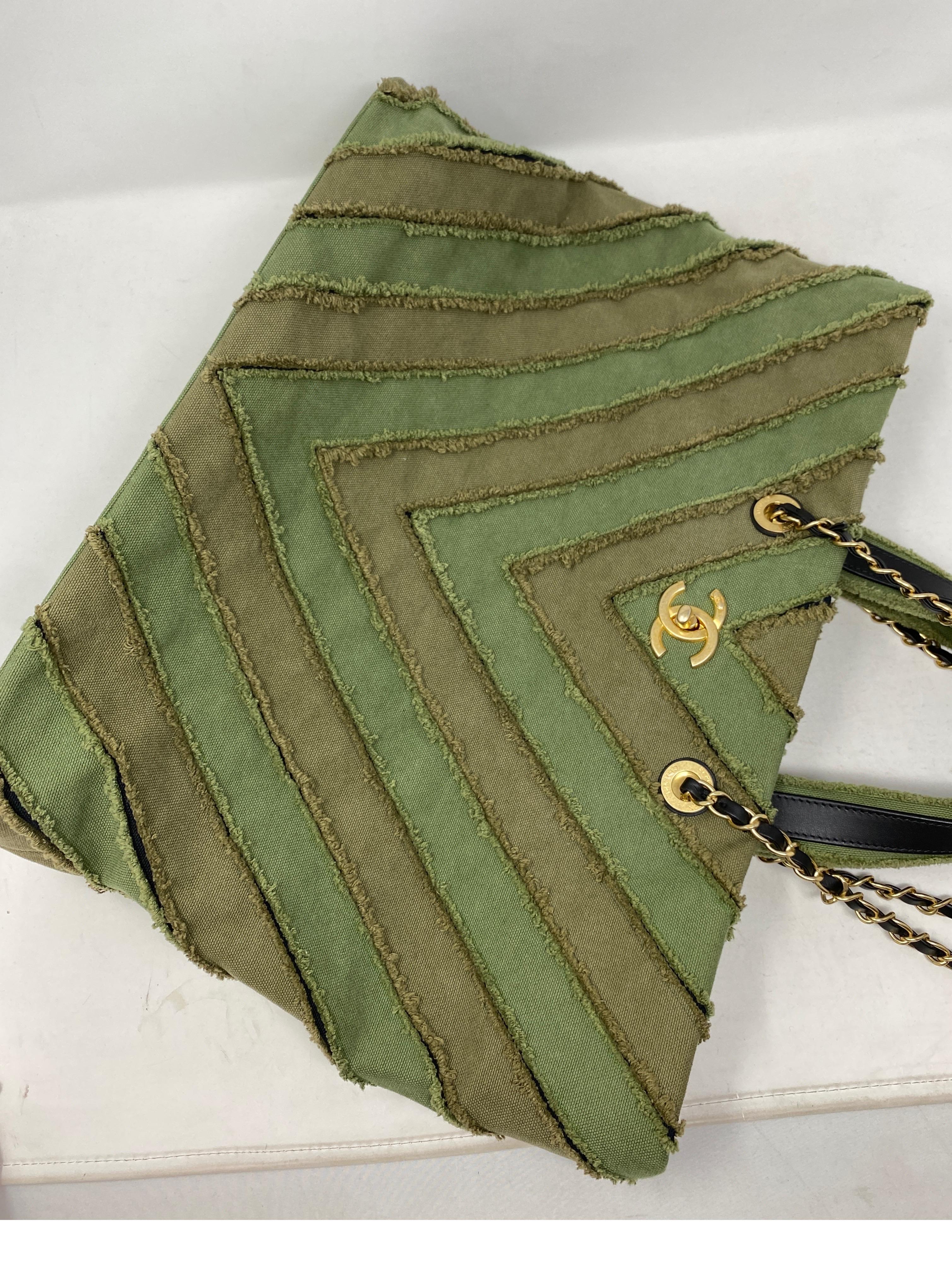 Chanel Cruise Canvas Patchwork Einkaufstasche 1