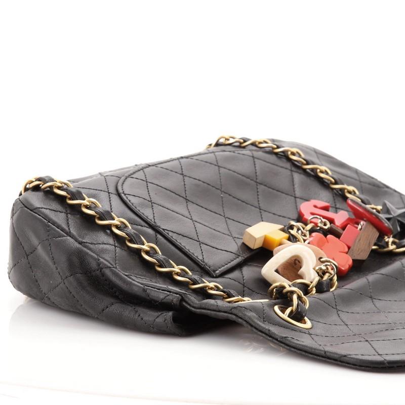 Chanel Cruise Charm Flap Bag Quilted Lambskin Medium 3