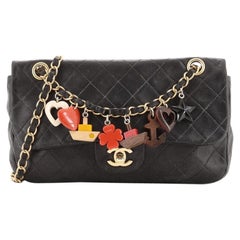 Chanel Cruise Charm Flap Bag Quilted Lambskin Medium