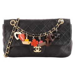 Chanel Cruise Charm Flap Bag Quilted Lambskin Medium