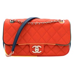 CHANEL MULTICOLORED FLAP BAG FROM CRUISE 2016 COLLECTION