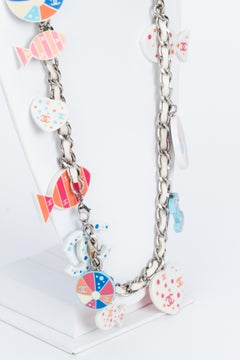 Chanel Cruise Fish & Logo Necklace Belt