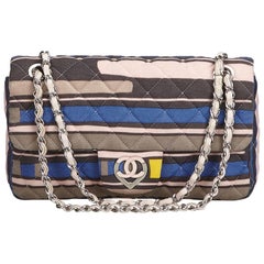 Chanel Cruise heart-shaped CC clasp fabric flap bag