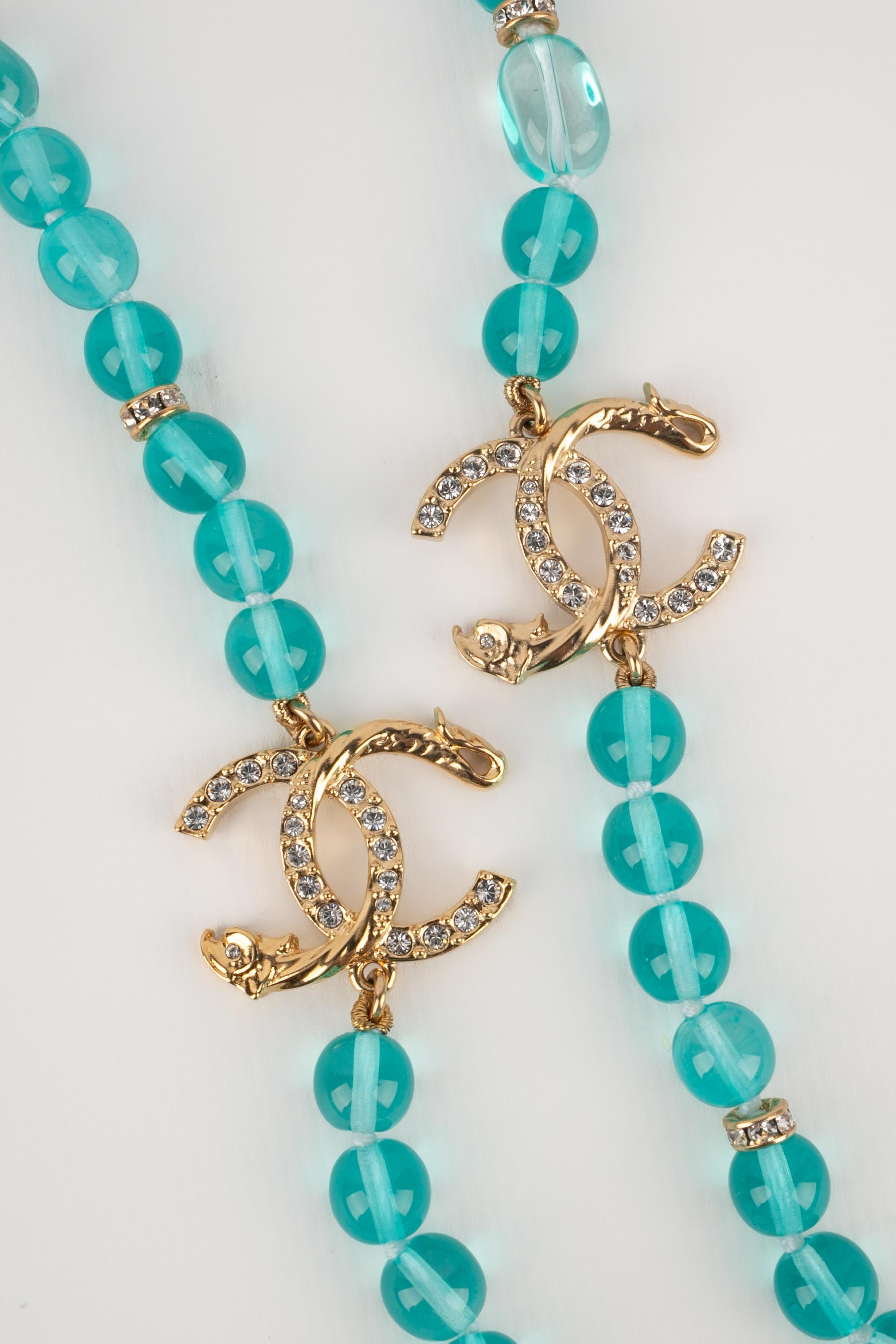 Chanel cruise necklace 2023 In Excellent Condition In SAINT-OUEN-SUR-SEINE, FR