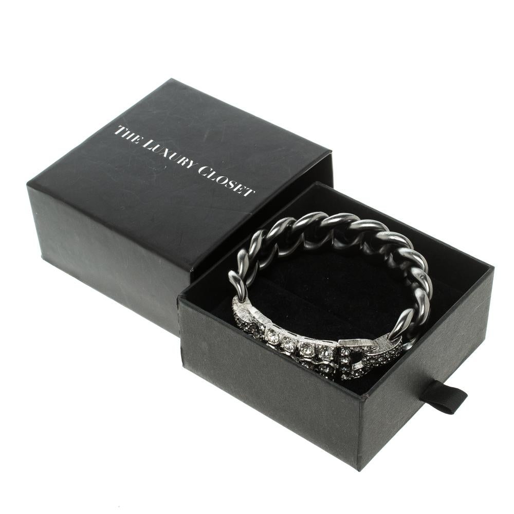 Women's Chanel Crystal Chain Link Bracelet