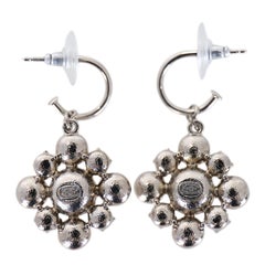 Chanel Crystal Diamante Drop Earrings