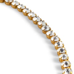 Chanel Crystal Interlocking Circles Necklace
