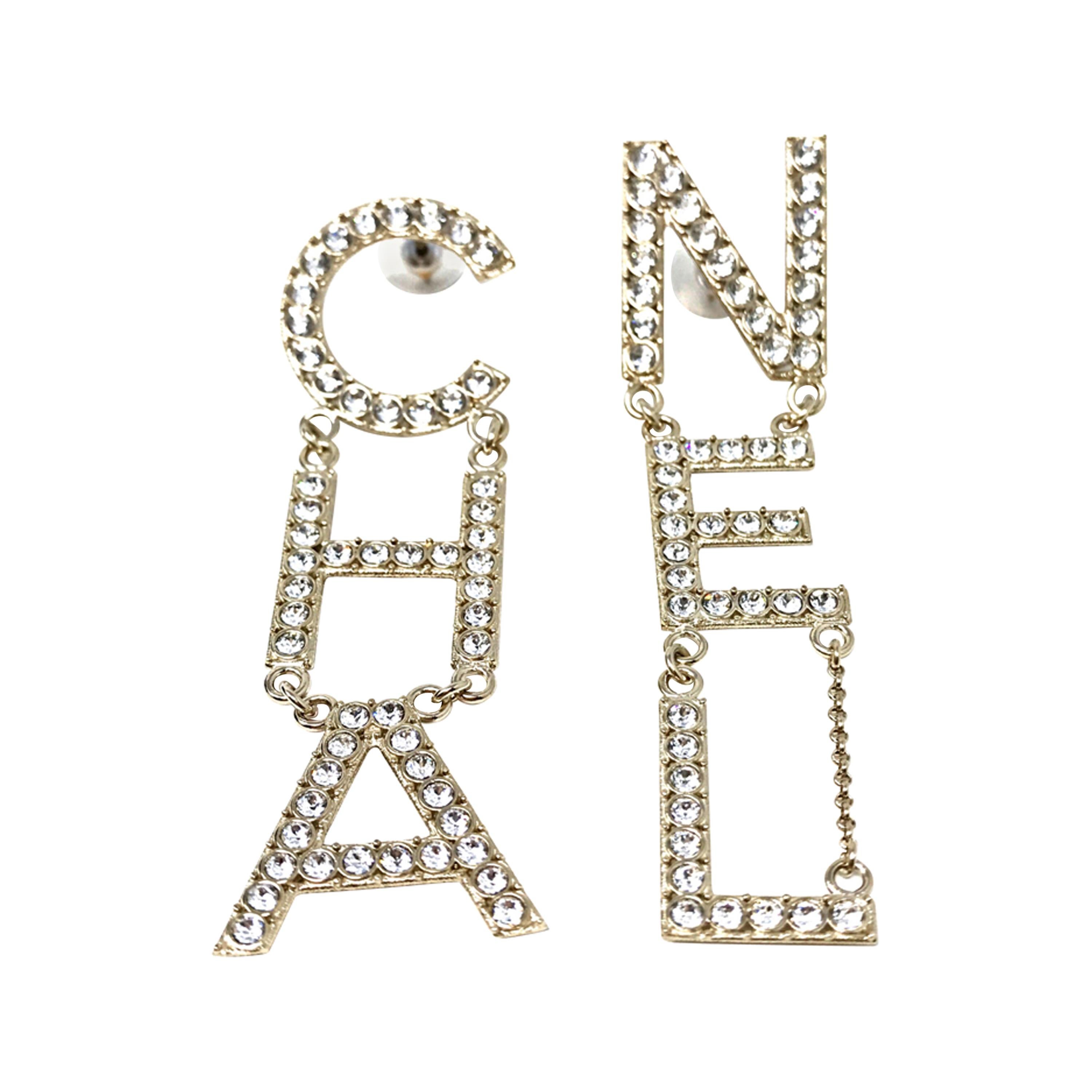 CHANEL Crystal Letter Logo,2019 at 1stDibs CHANEL Crystal Letter Logo,2019 at 1stDibs
