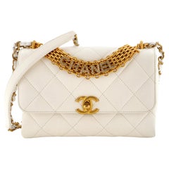 Chanel Classic Flap White - 89 For Sale on 1stDibs  white chanel classic  flap, chanel classic white, chanel flap bag white