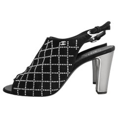 Chanel Kristall Peep Toe Heels