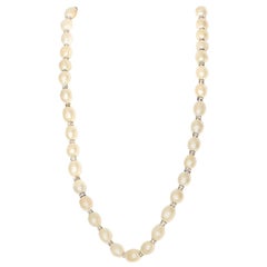Chanel Collier de perles et de strass en cristal