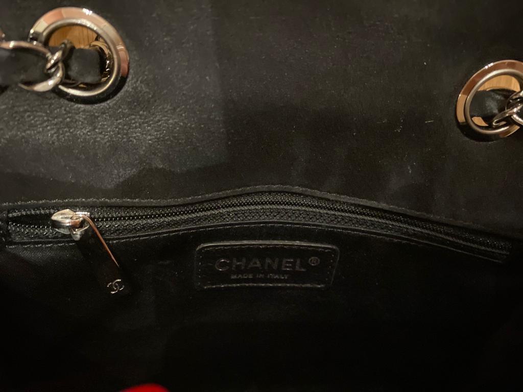 Chanel Crystals Suede Bag For Sale 3