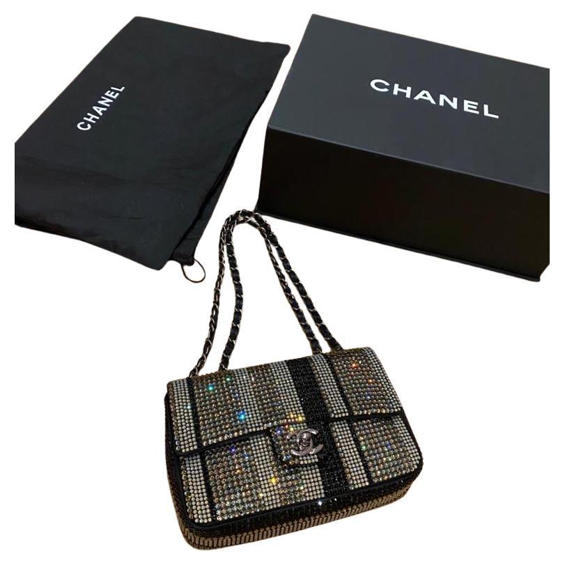 Chanel Crystals Suede Bag