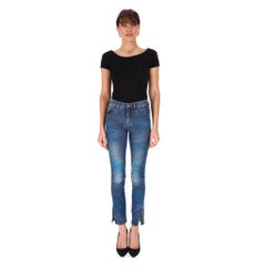 Chanel Cuba Collection Painted Cotton Jeans