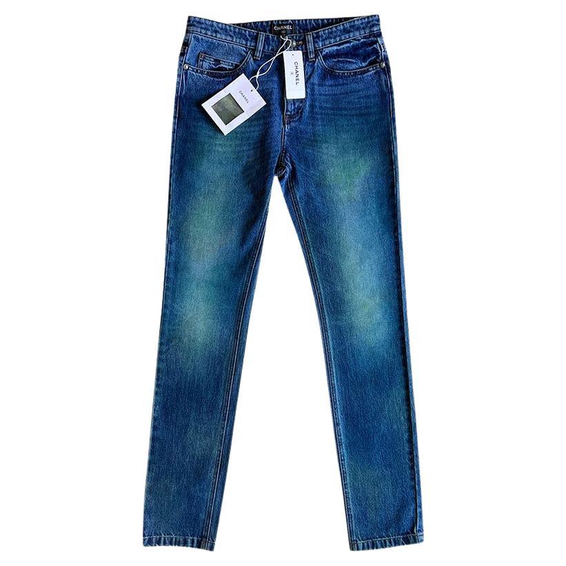 Chanel Cuba Collection Washed Jeans