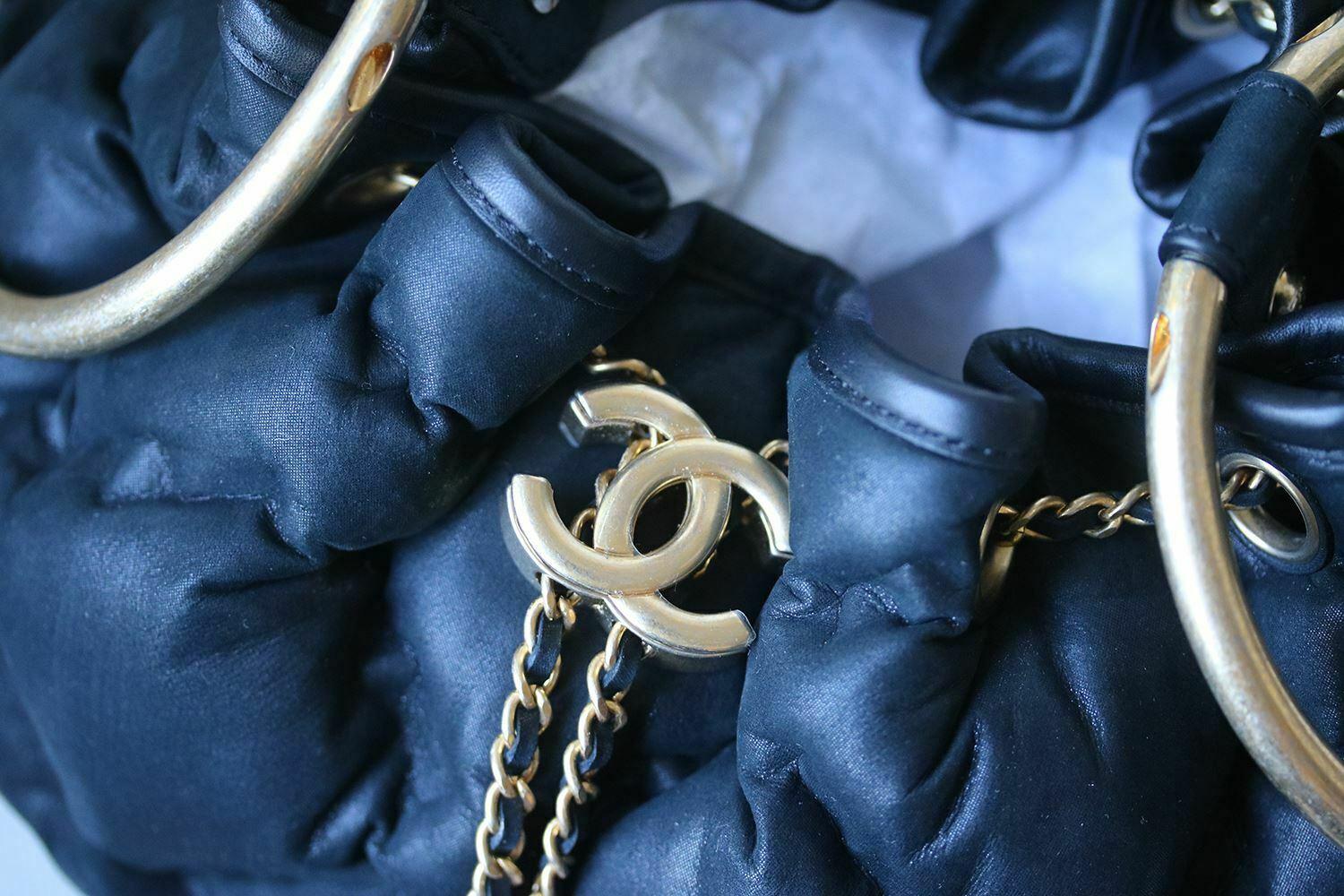 Chanel Cuba Cruise Leather Drawstring Bag 2