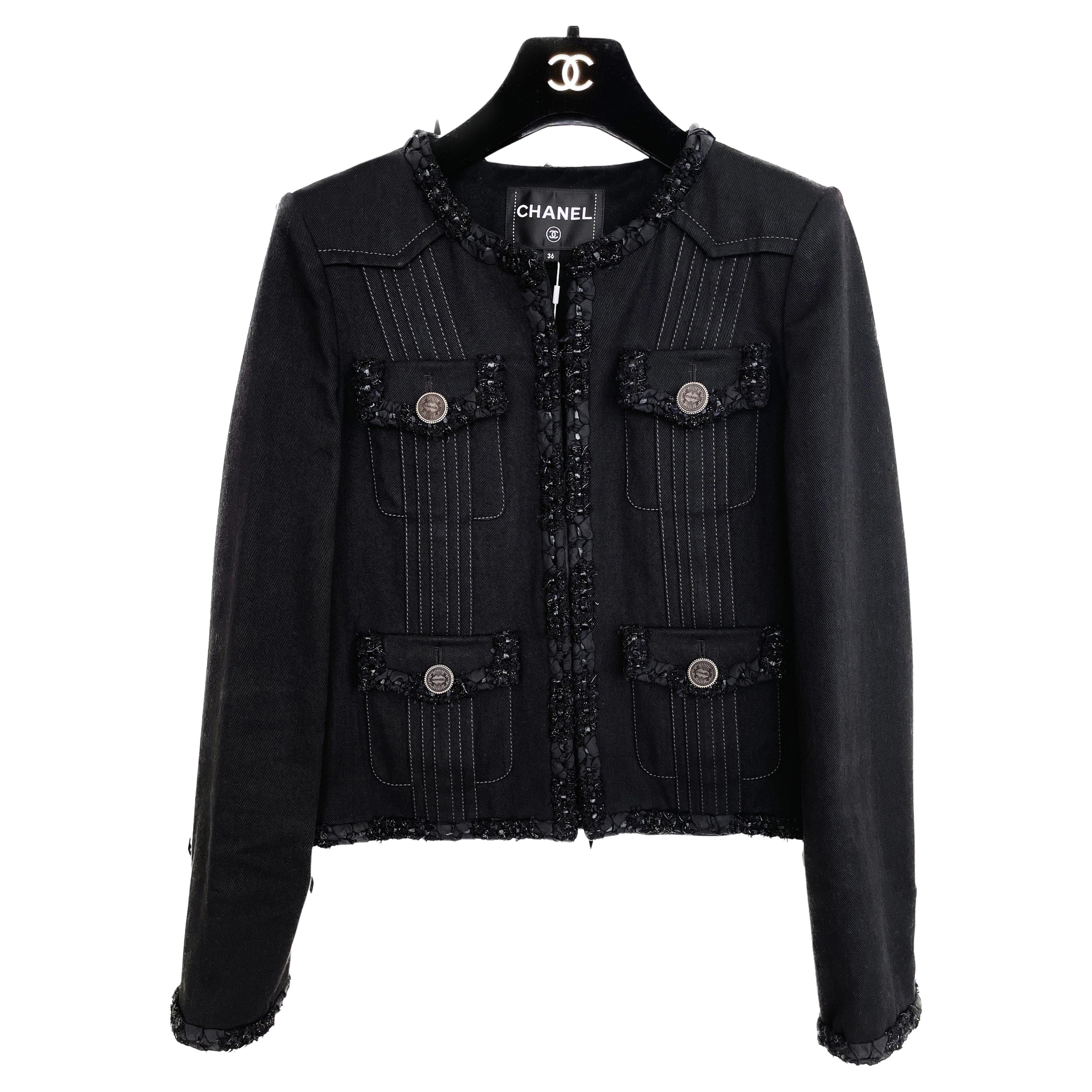 Chanel Cuba Little Black Jacket at 1stDibs