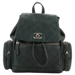 Chanel Cuba Pocket Backpack Stitched Calfskin Small