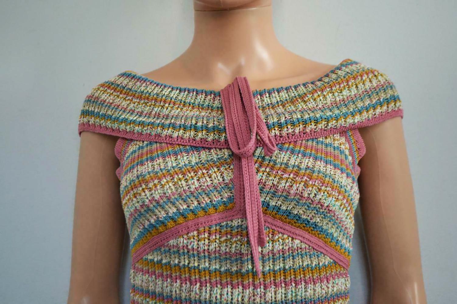 Chanel Cuba Runway Knit Top For Sale 1