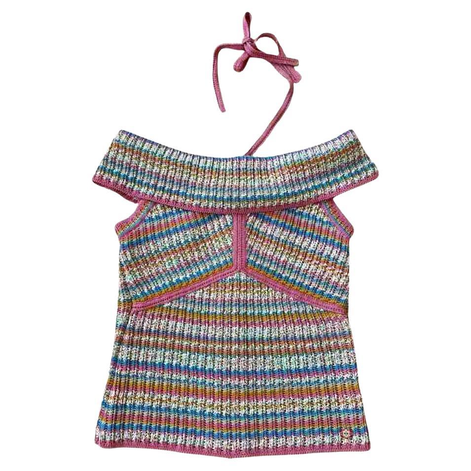 Chanel Cuba Runway Knit Top For Sale