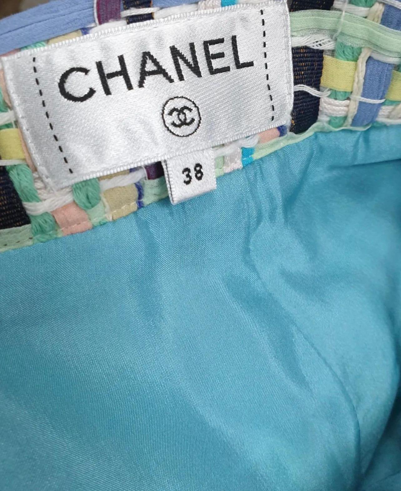 Chanel Cuba Tweed Lessage Skirt 5