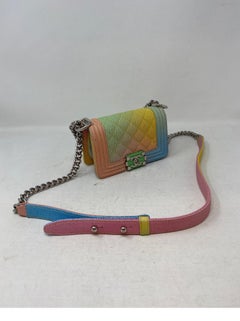 Chanel Cuban Rainbow Mini Boy Bag