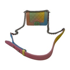 Chanel Cuban Rainbow Mini Boy Bag