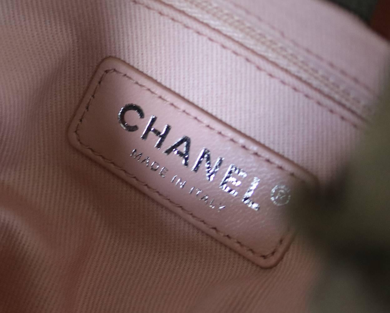 Chanel Cubano Trip Large Canvas and Sequin Backpack bag 2