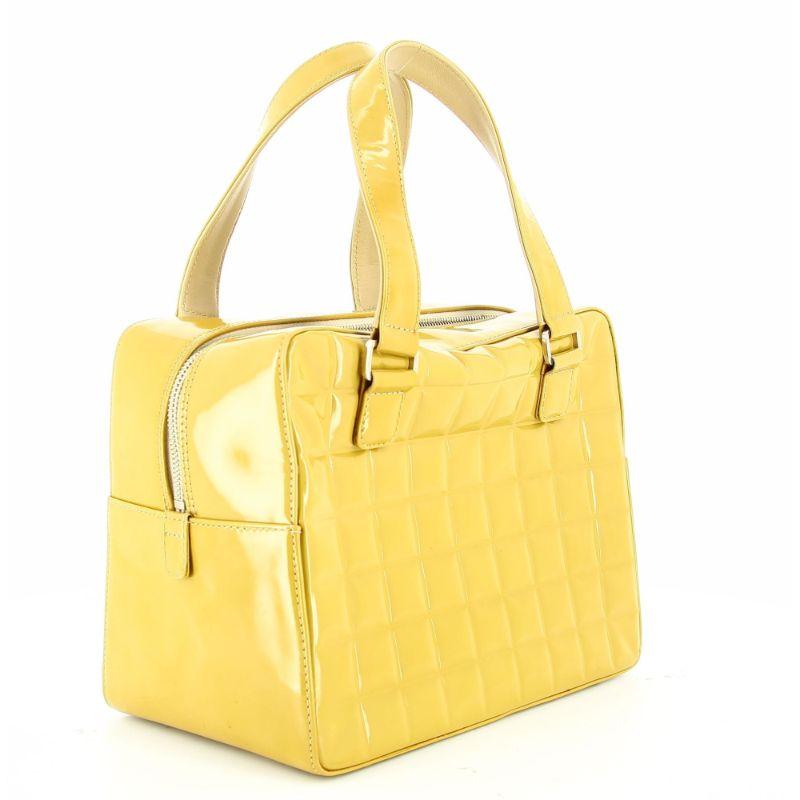 Women's Chanel Cubic Gold Patent Leather Bag