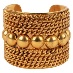 Bracelet manchette Chanel 1980