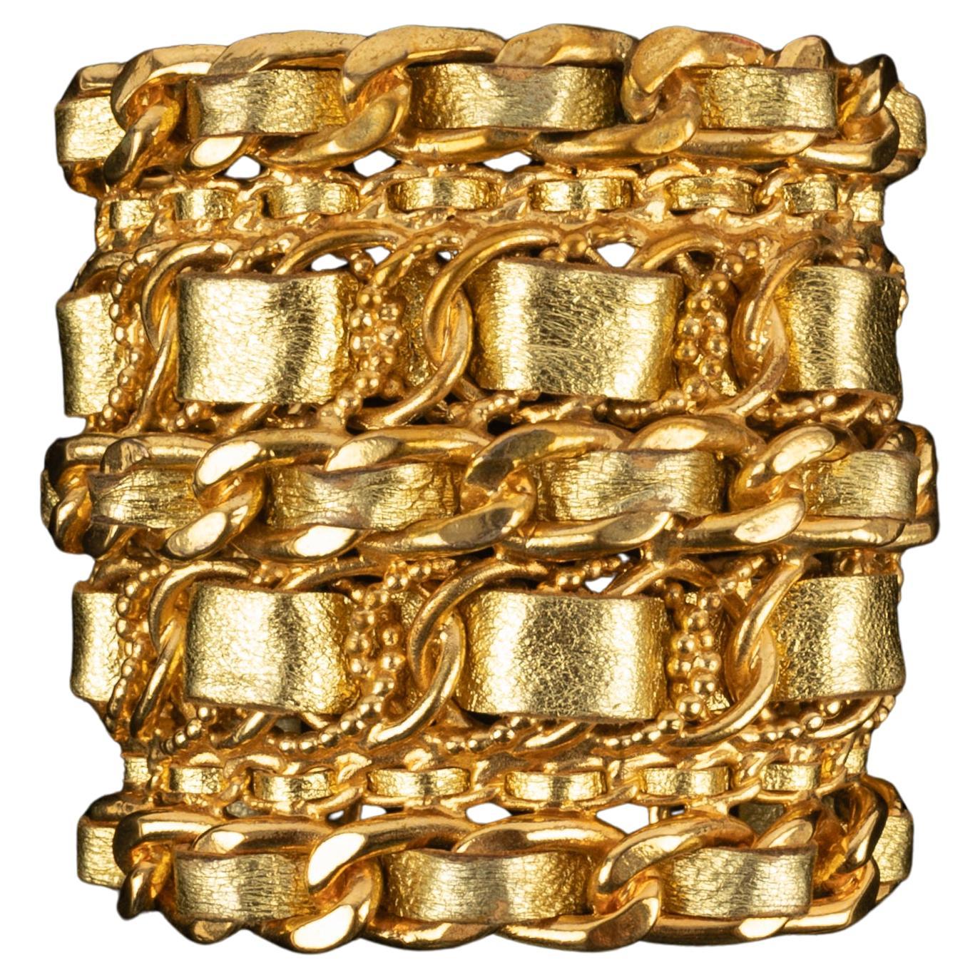 Chanel Manschettenarmband 1990er Jahre