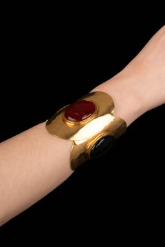 Chanel cuff bracelet by Karl Lagerfeld circa 1980