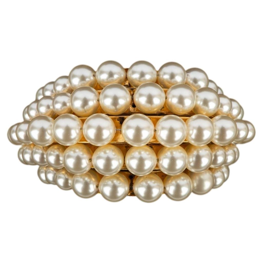 Chanel cuff bracelet by Karl Lagerfeld Fall-Winter 1990