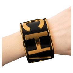 Chanel cuff bracelet by Karl Lagerfeld Spring-Summer 1990