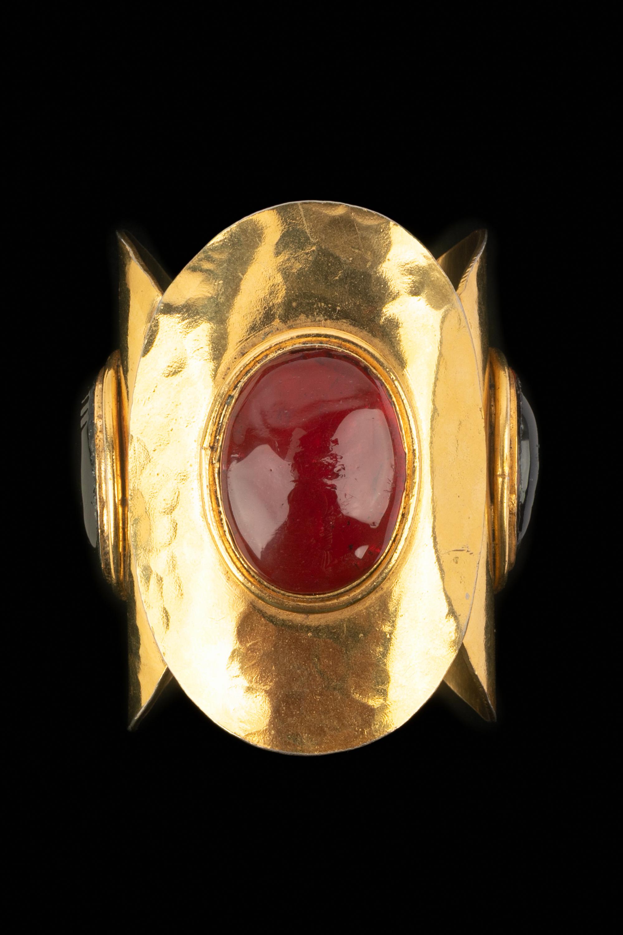 Chanel Manschettenarmband im Zustand „Hervorragend“ im Angebot in SAINT-OUEN-SUR-SEINE, FR