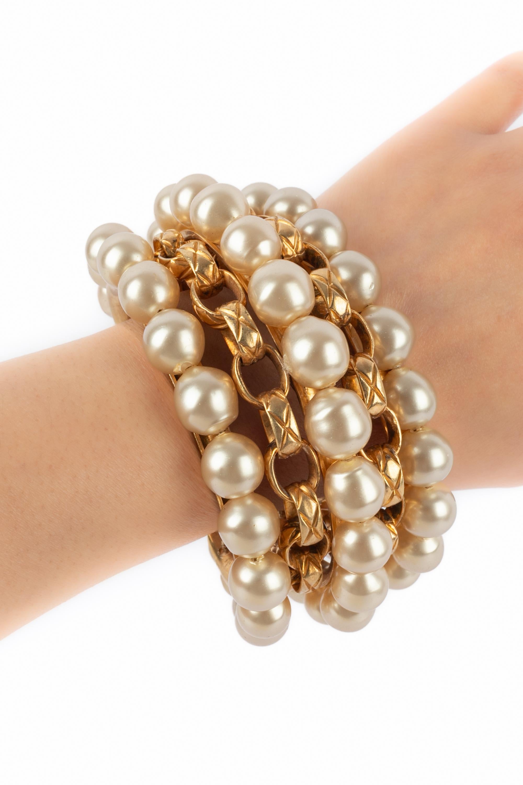 Chanel cuff bracelet For Sale 5