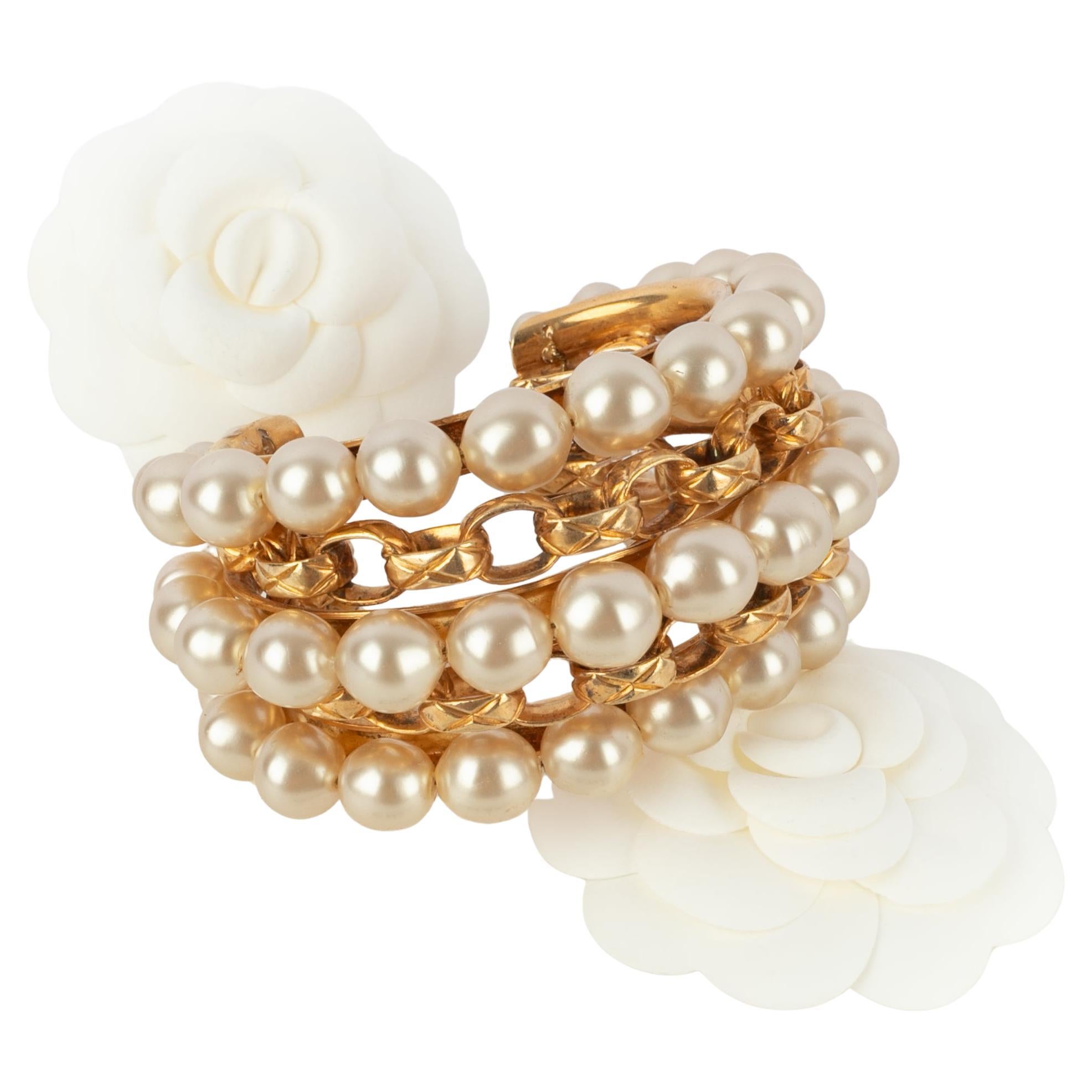 Chanel cuff bracelet For Sale