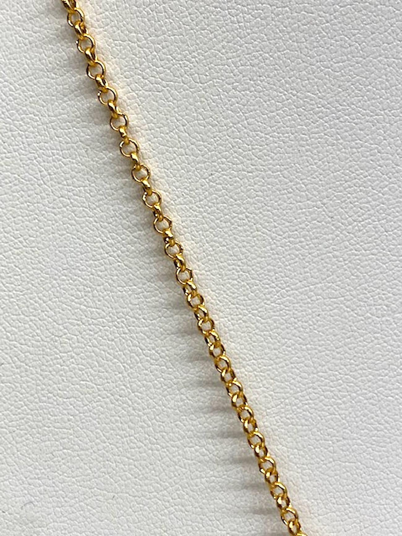 Chanel Cut Out Disk Pendant Necklace, 2019 Cruise Collection 5