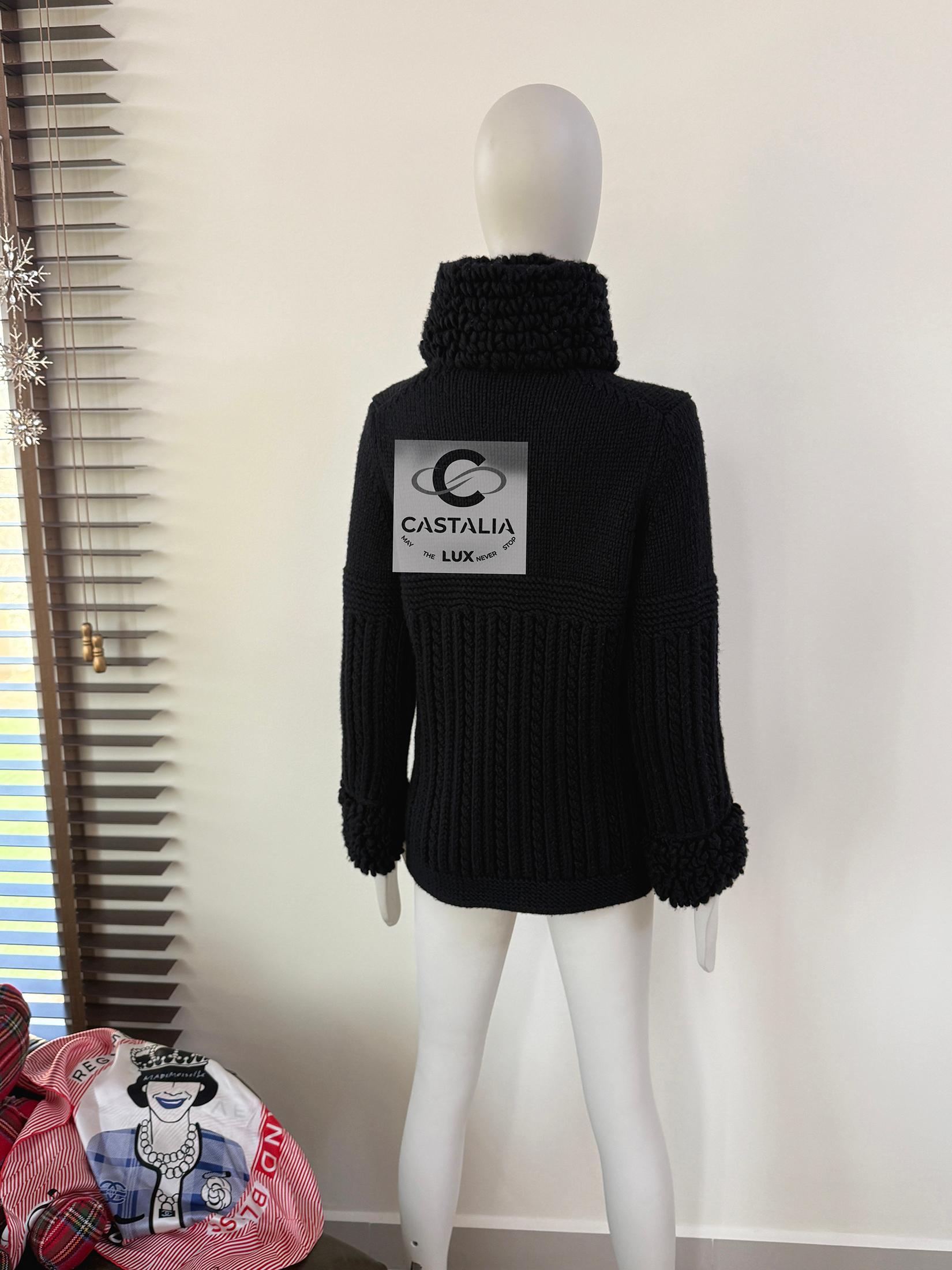 Chanel Cutest Fluffy Cashmere Jacket with CC Closures 5